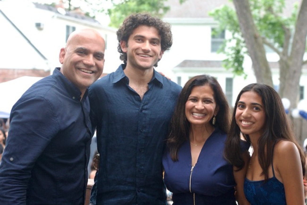 Dr. Deval Shah with her family